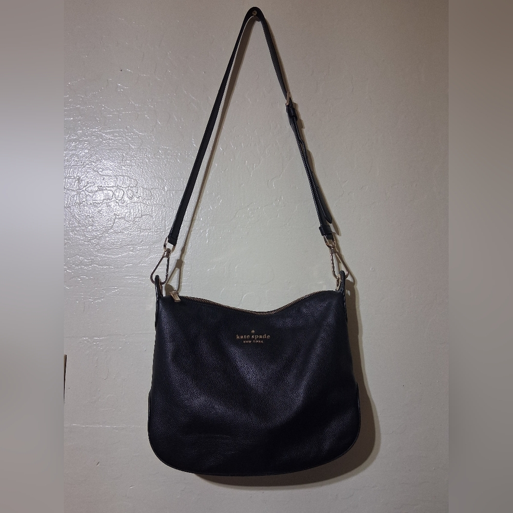 Kate Spade Black Leather Shoulder Bag